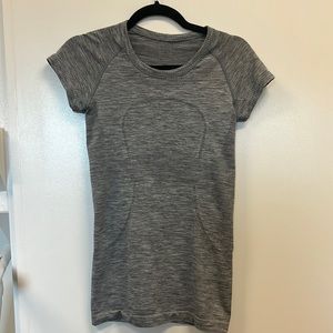 Grey Lululemon Swiftly Tech Short sleeve top size 4